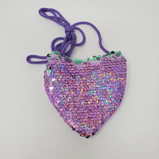 Sequin Heart Purse - Small Batch Soaps