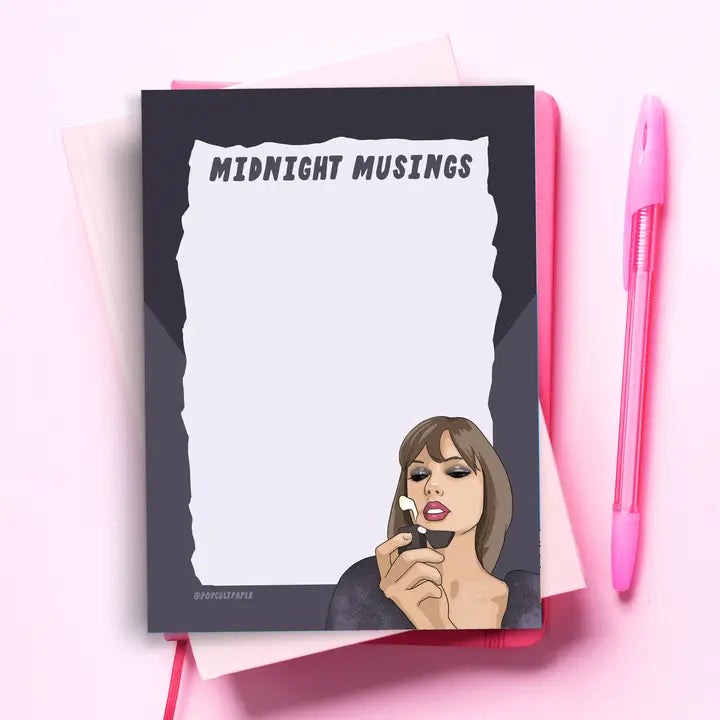 Taylor Swift Notepad - Midnight Musings - Small Batch Soaps