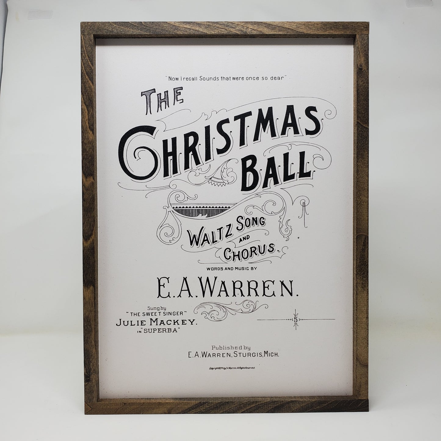 The Christmas Ball Sign - Small Batch Soaps