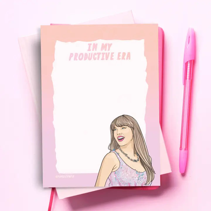 Taylor Swift Notepad - In My Productive Era - Small Batch Soaps