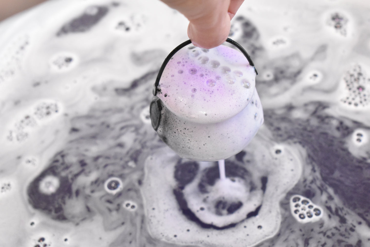 Cauldron Bath Bomb - Ghostie Potion - Small Batch Soaps