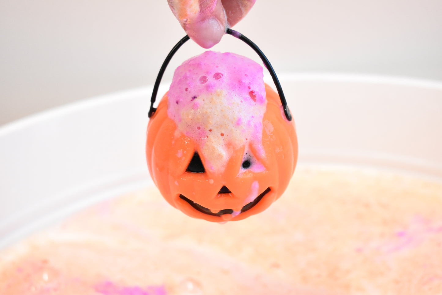 Cauldron Bath Bomb - Pumpkin - Small Batch Soaps