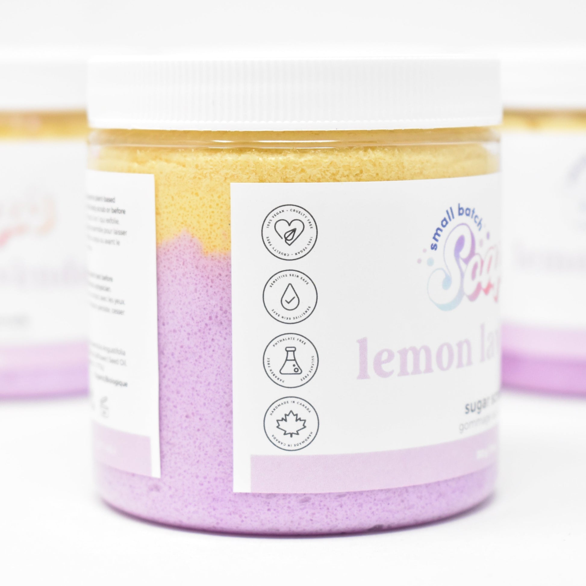 Lemon Lavender Sugar Scrub - Small Batch Soaps