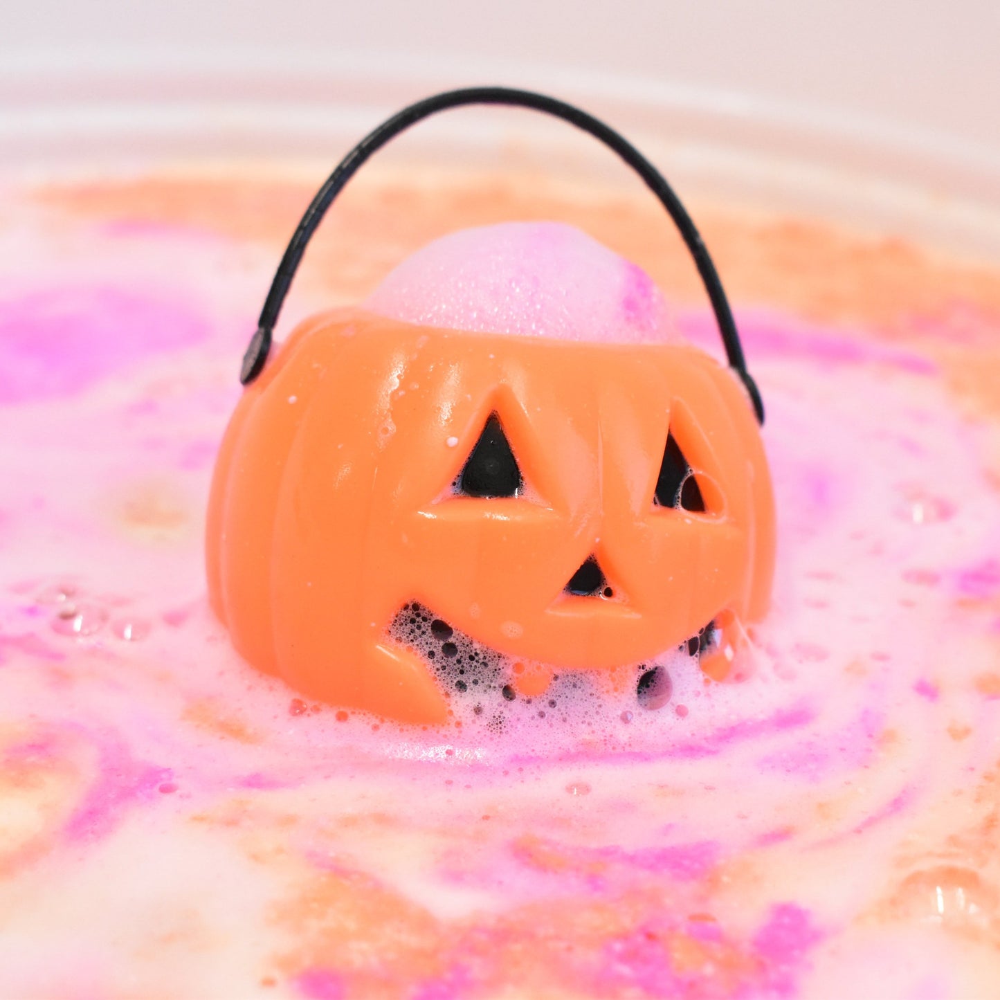 Cauldron Bath Bomb - Pumpkin - Small Batch Soaps