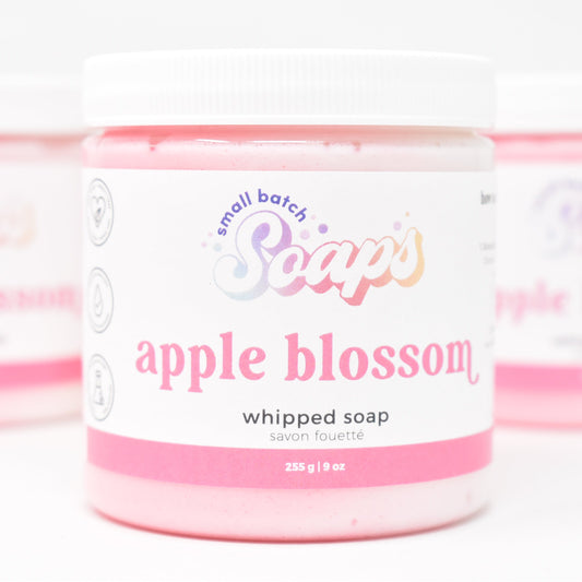 Apple Blossom Whipped Soap - Fall Scent - Small Batch Soaps