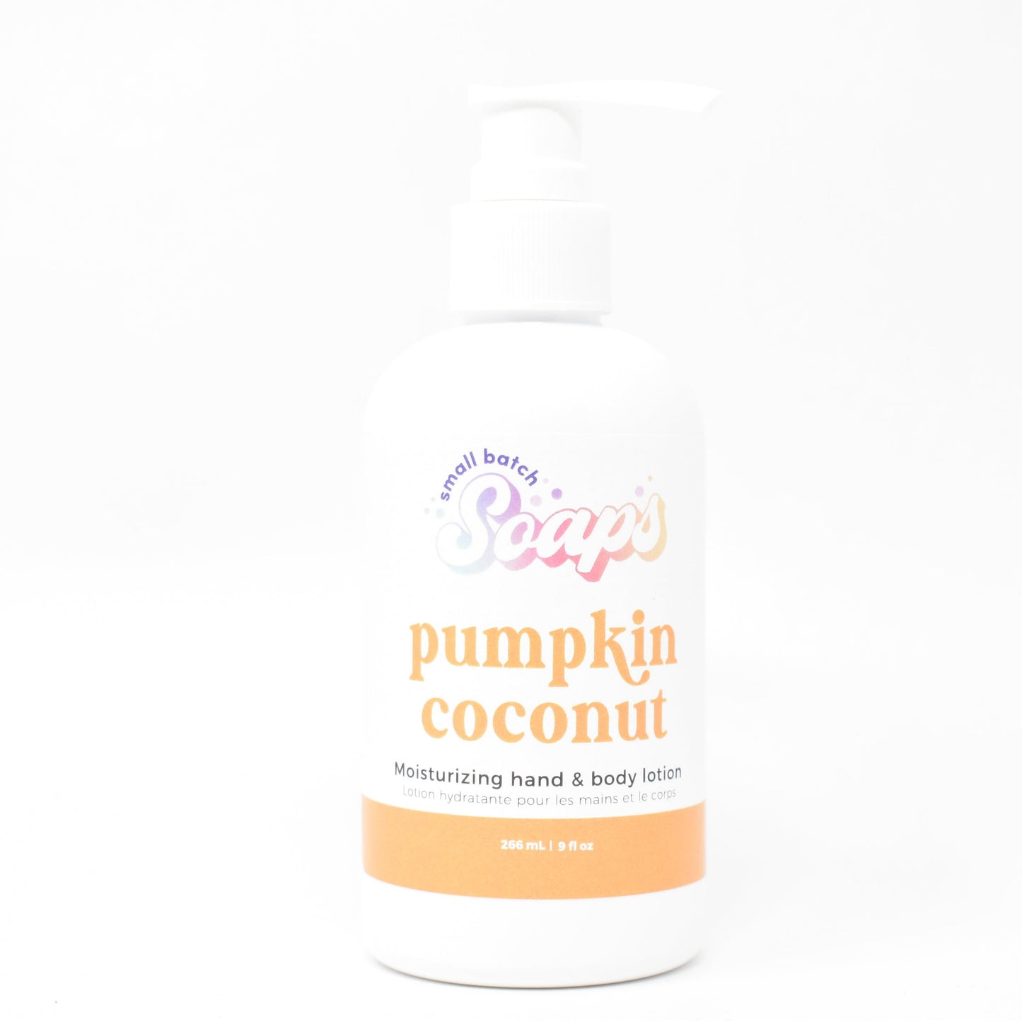 Fall - Moisturizer - Pumpkin Coconut - Small Batch Soaps