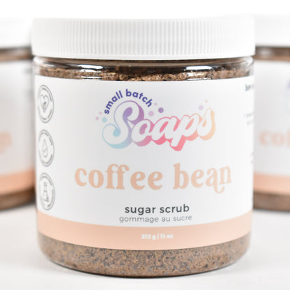 Coffee Bean Sugar Scrub - Small Batch Soaps