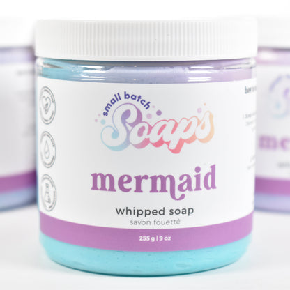 Mermaid Whipped Soap - Small Batch Soaps