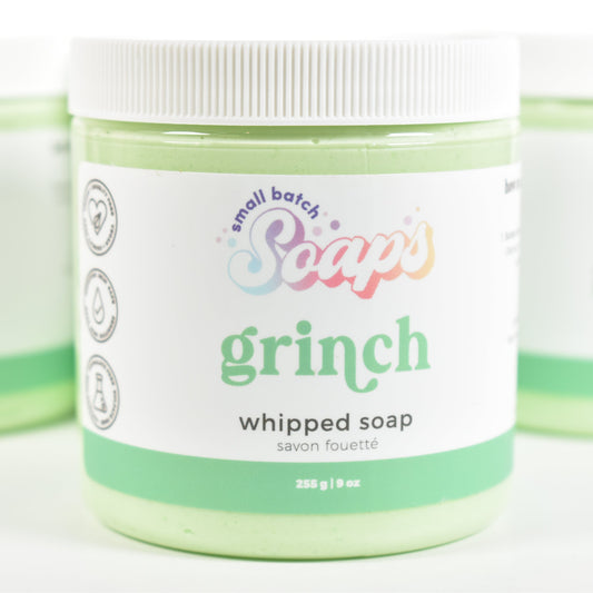 Grinch Whipped Soap - Small Batch Soaps