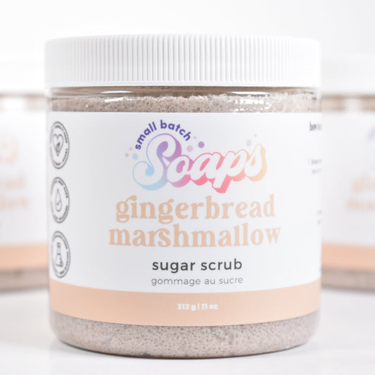 Gingerbread Marshmallow Sugar Scrub - Small Batch Soaps