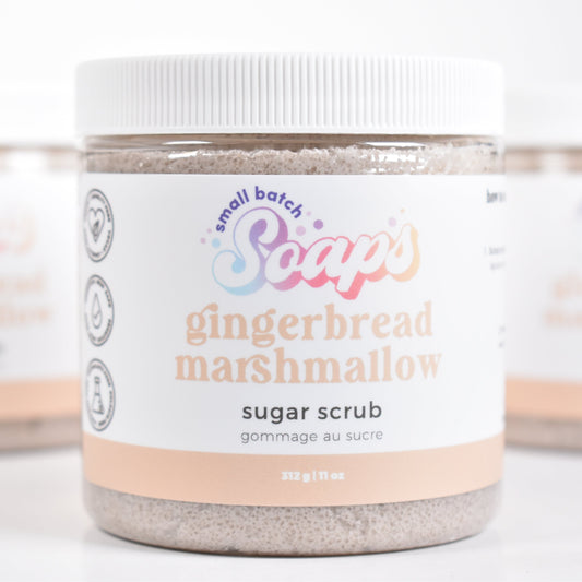 Gingerbread Marshmallow Sugar Scrub - Small Batch Soaps