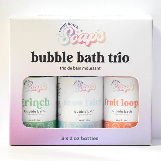 Bubble Bath Trio - Small Batch Soaps