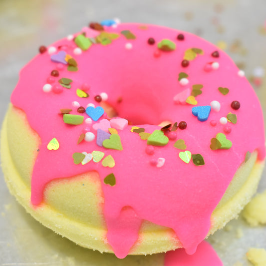 Love Donut Bath Bomb - Small Batch Soaps