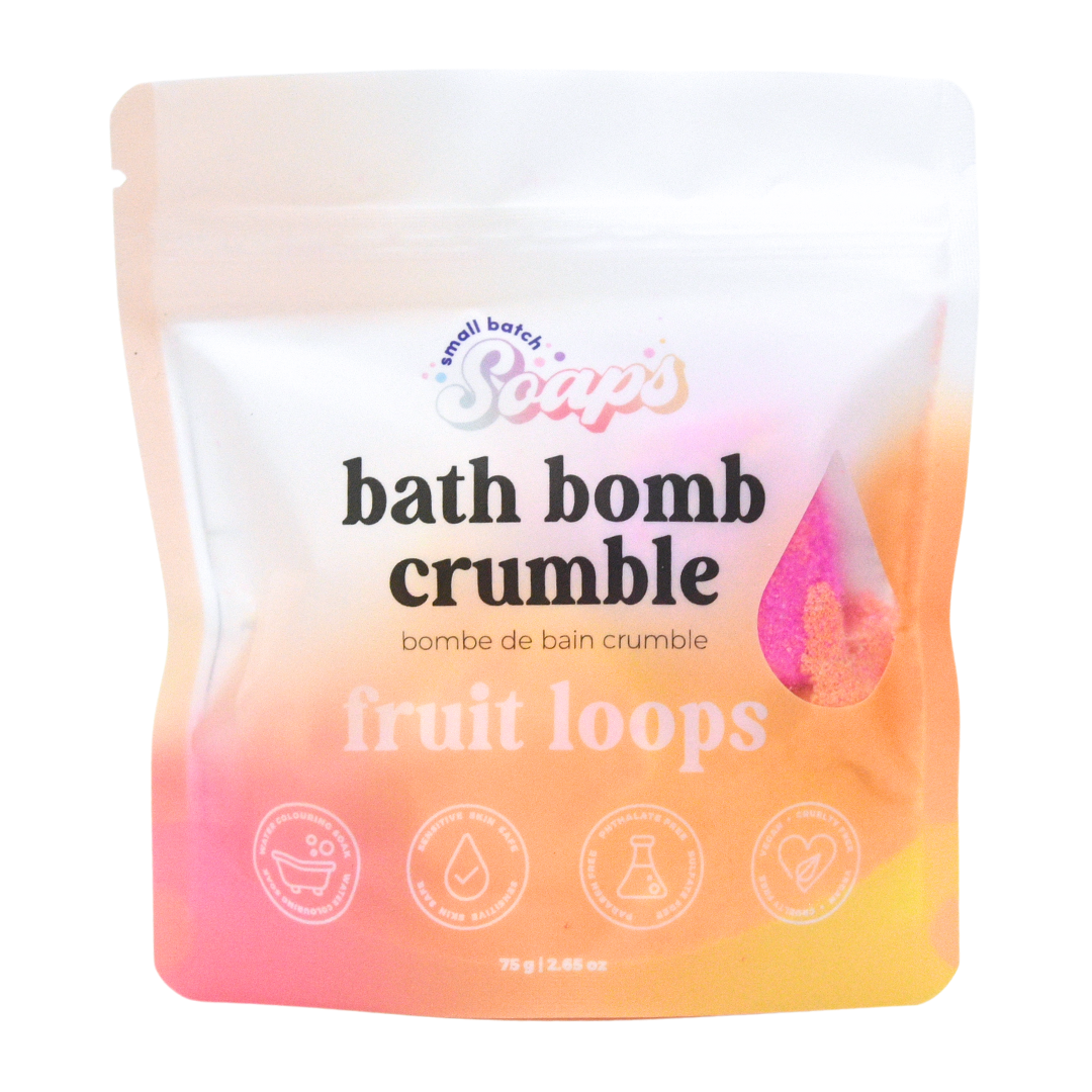 Fruit Loops Bath Bomb Crumble - Small Batch Soaps