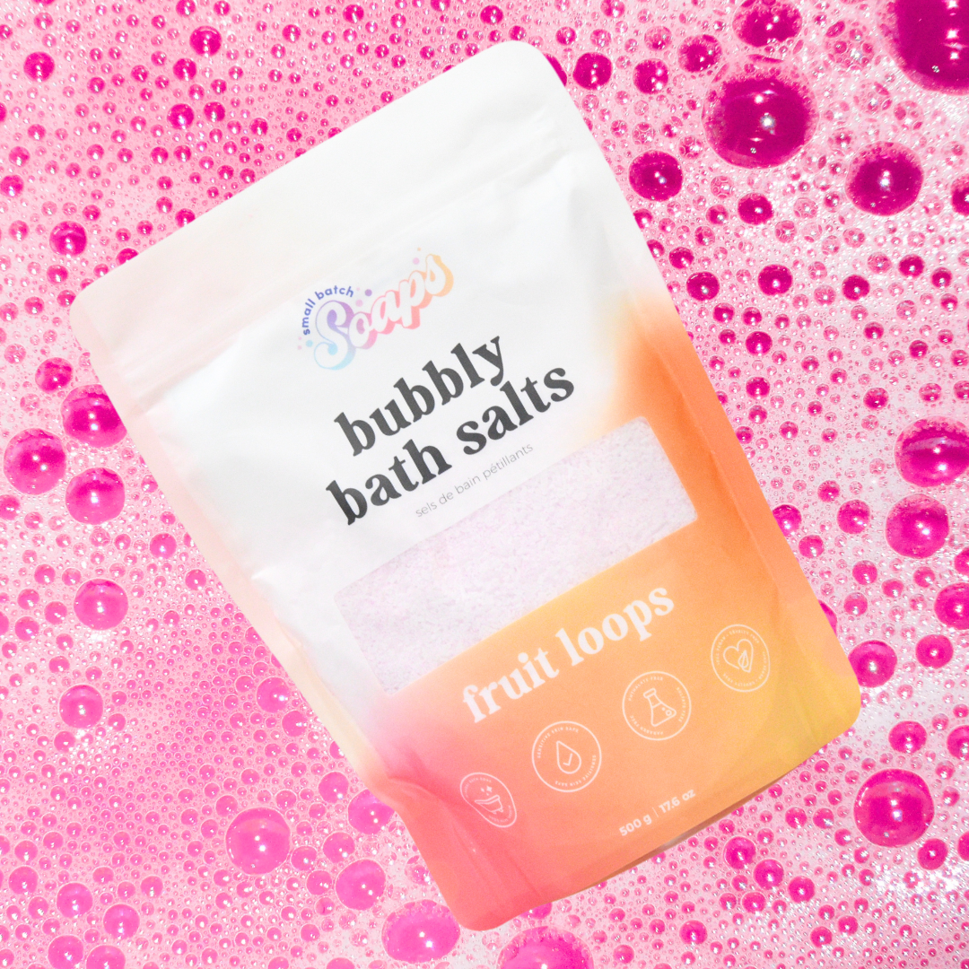 Fruit Loops Bubbly Bath Salts - Small Batch Soaps