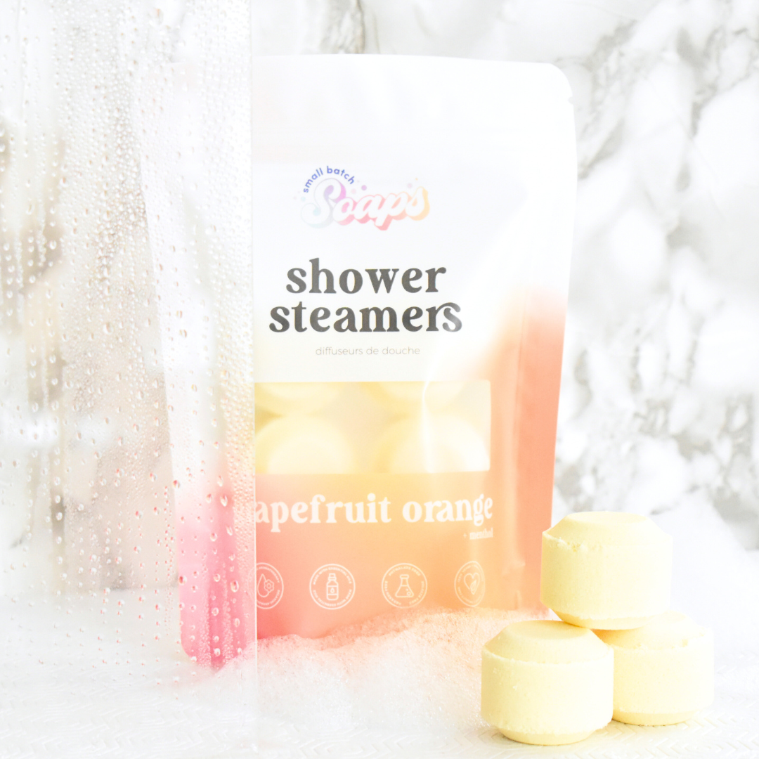 Shower Steamers - Grapefruit Orange - Small Batch Soaps