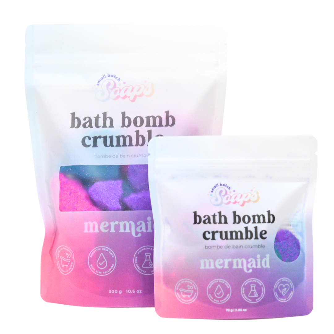 Mermaid Bath Bomb Crumble - Small Batch Soaps