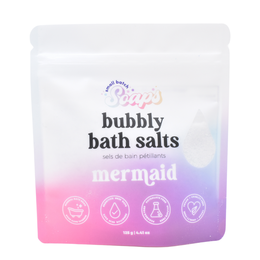 Mermaid Bubbly Bath Salts - Small Batch Soaps