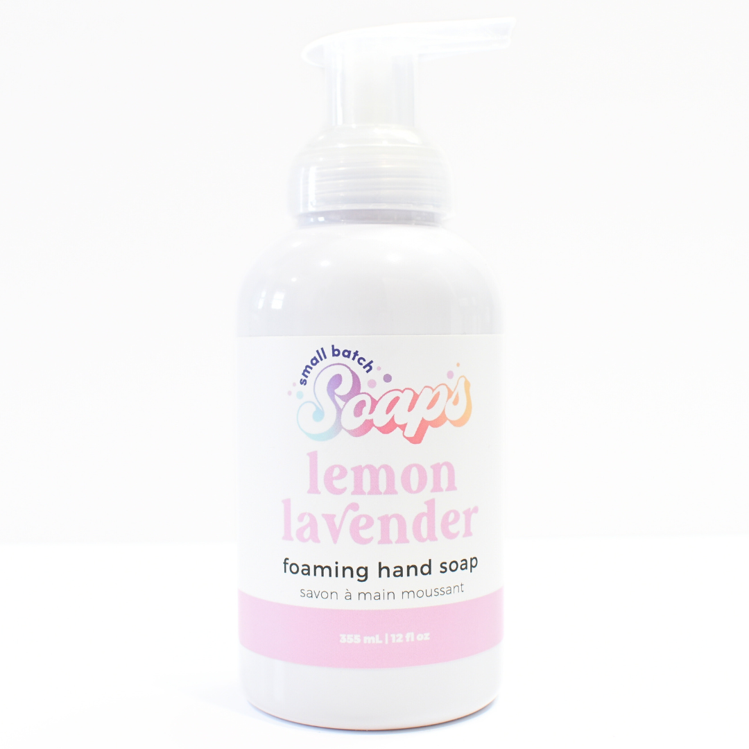 Lemon Lavender Foaming Hand Soap - Small Batch Soaps