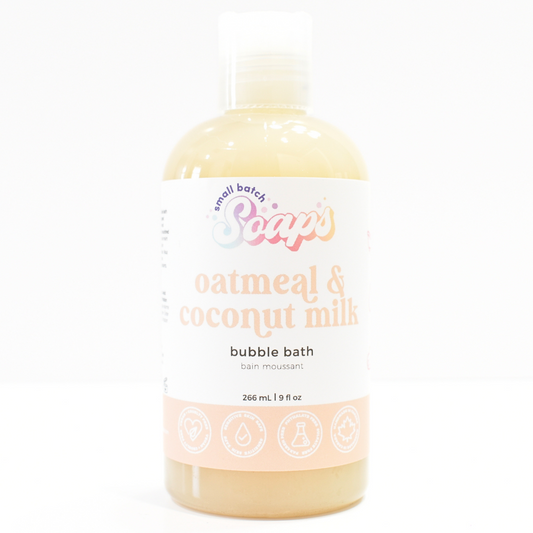 Oatmeal & Coconut Milk Bubble Bath - Small Batch Soaps