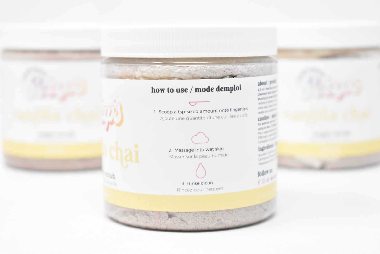 Vanilla Chai Sugar Scrub - Small Batch Soaps