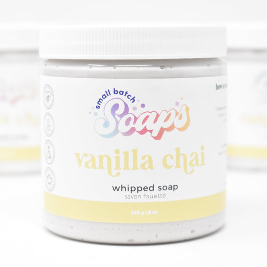 Vanilla Chai Whipped Soap - Small Batch Soaps