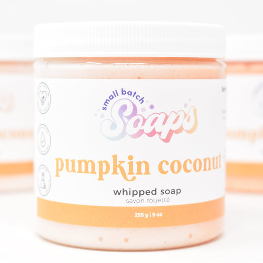 Pumpkin Coconut Whipped Soap - Small Batch Soaps