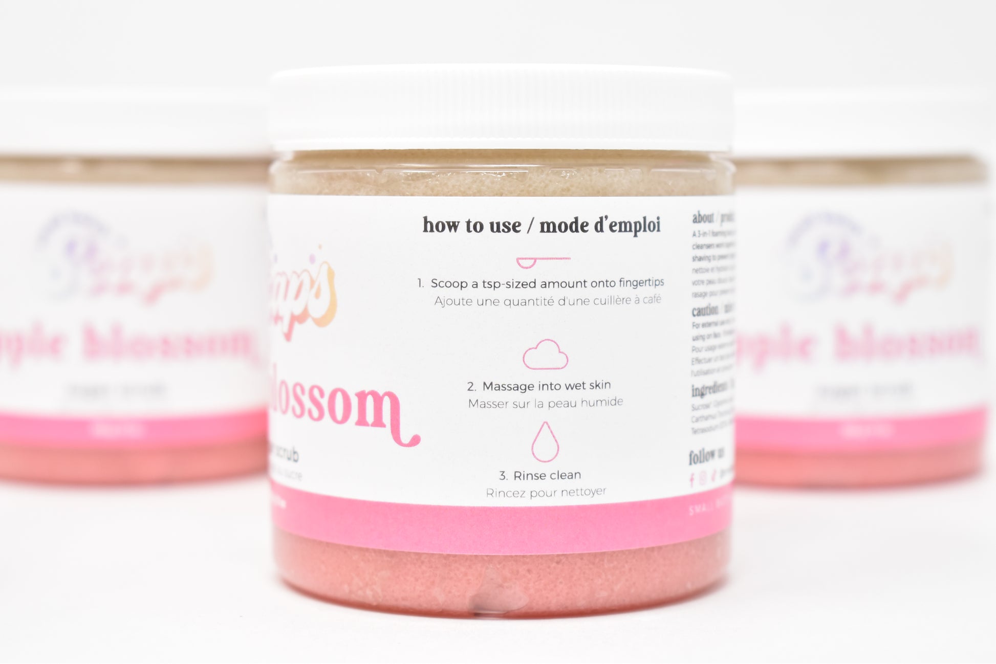 Apple Blossom Sugar Scrub - Small Batch Soaps