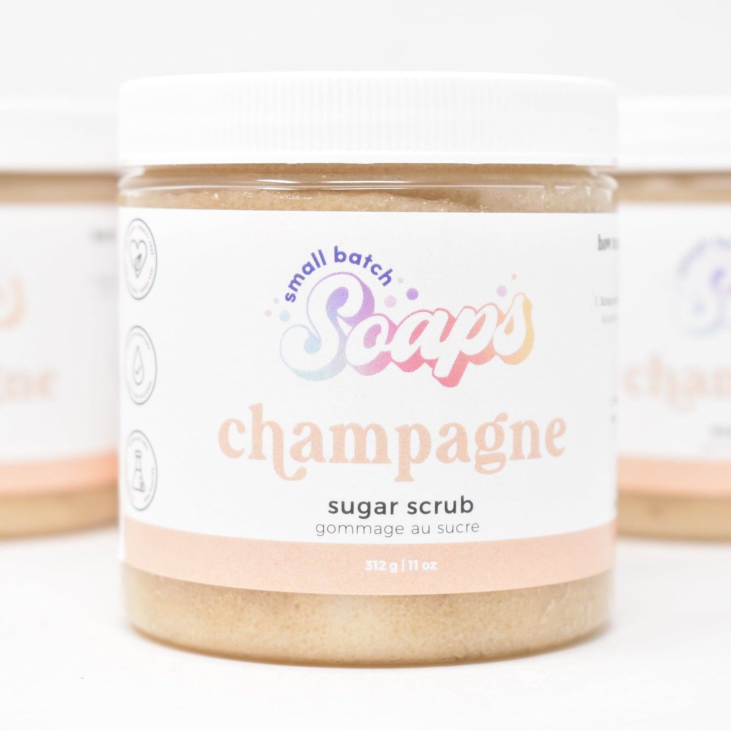 Champagne Sugar Scrub - Small Batch Soaps