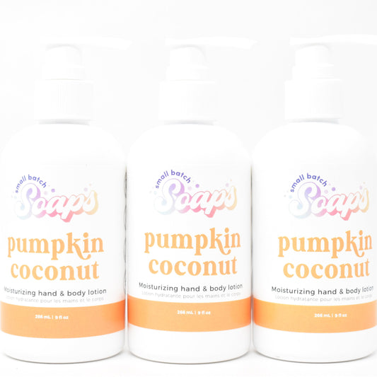 Pumpkin Coconut Moisturizer - Small Batch Soaps