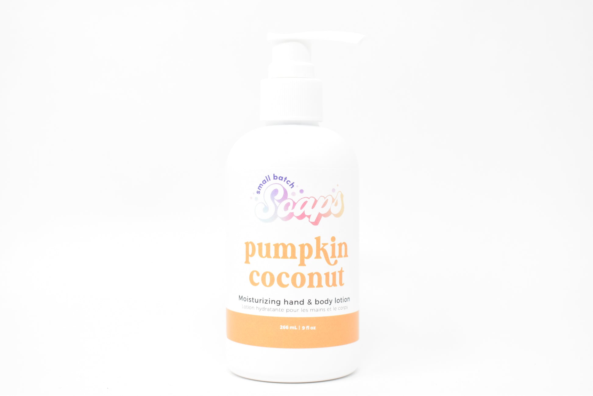 Pumpkin Coconut Moisturizer - Small Batch Soaps