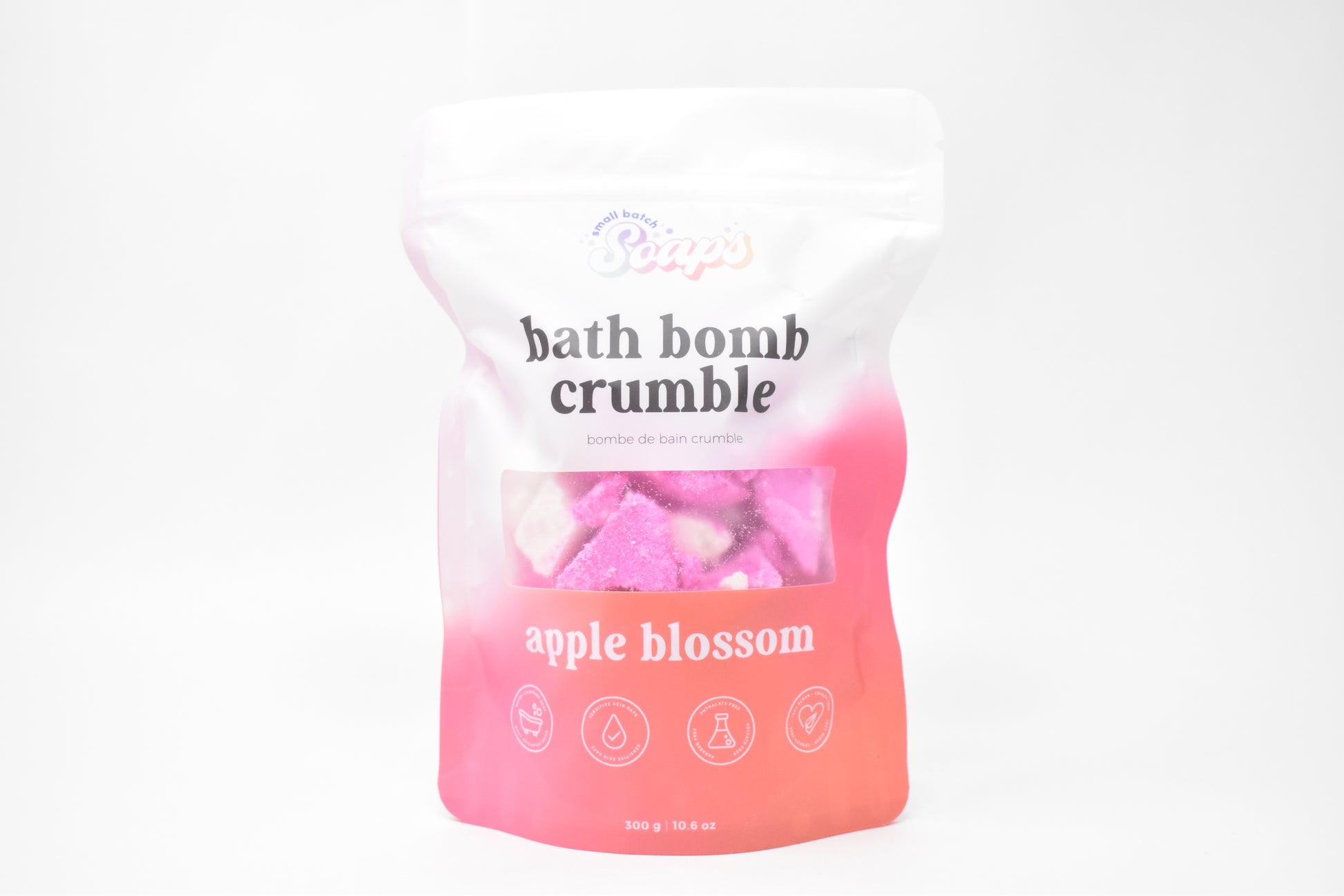 Apple Blossom Bath Bomb Crumble - Small Batch Soaps