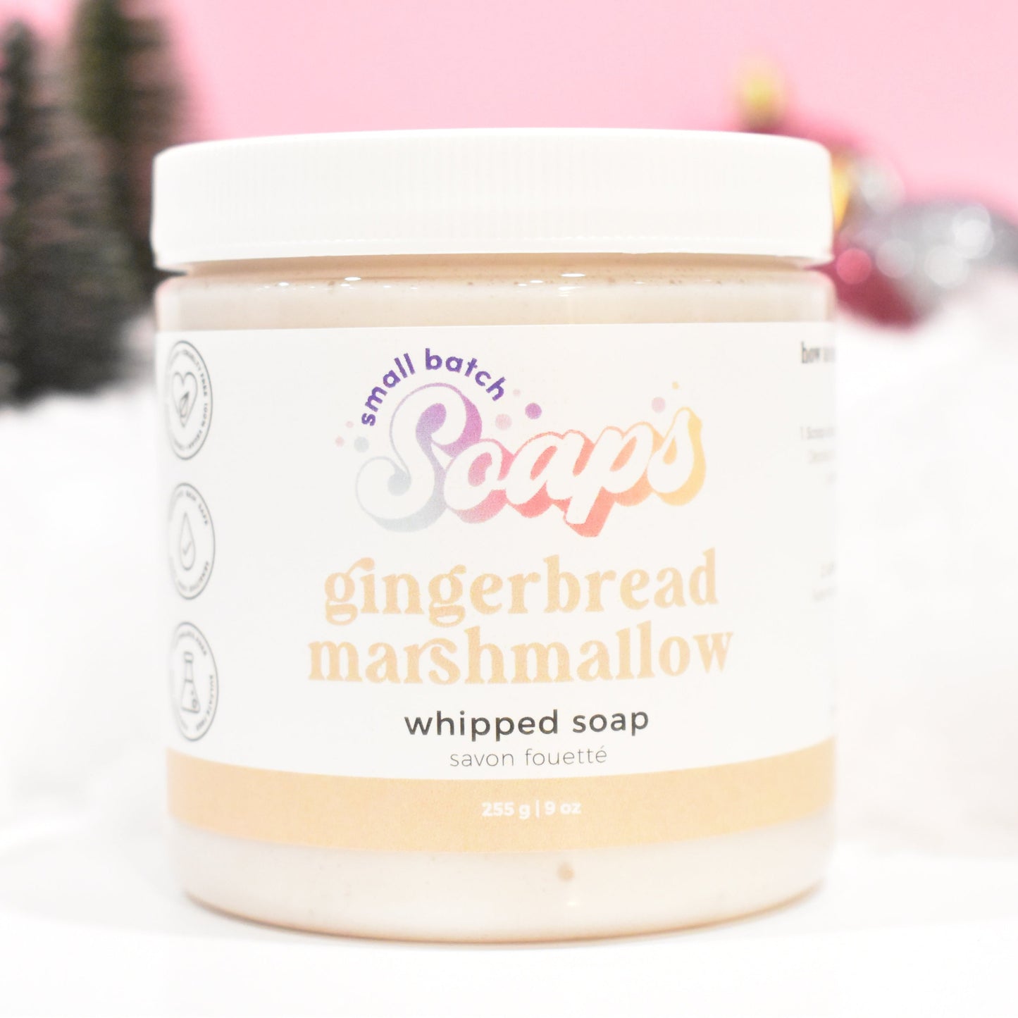 Gingerbread Marshmallow Whipped Soap - Small Batch Soaps